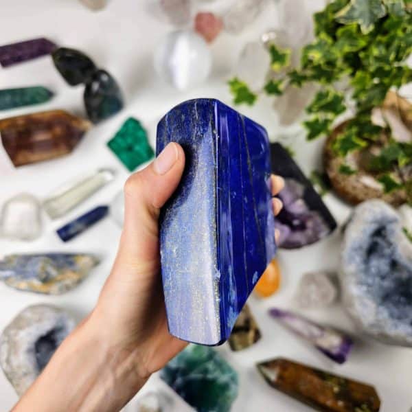Krystaly a svíčky Dória - lapis lazuli